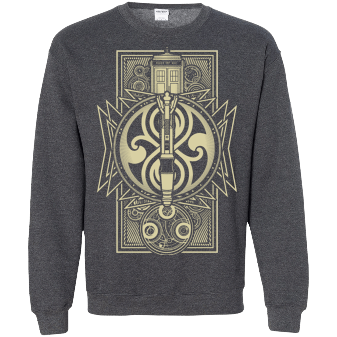 Sweatshirts Dark Heather / Small Time Lord Association Crewneck Sweatshirt