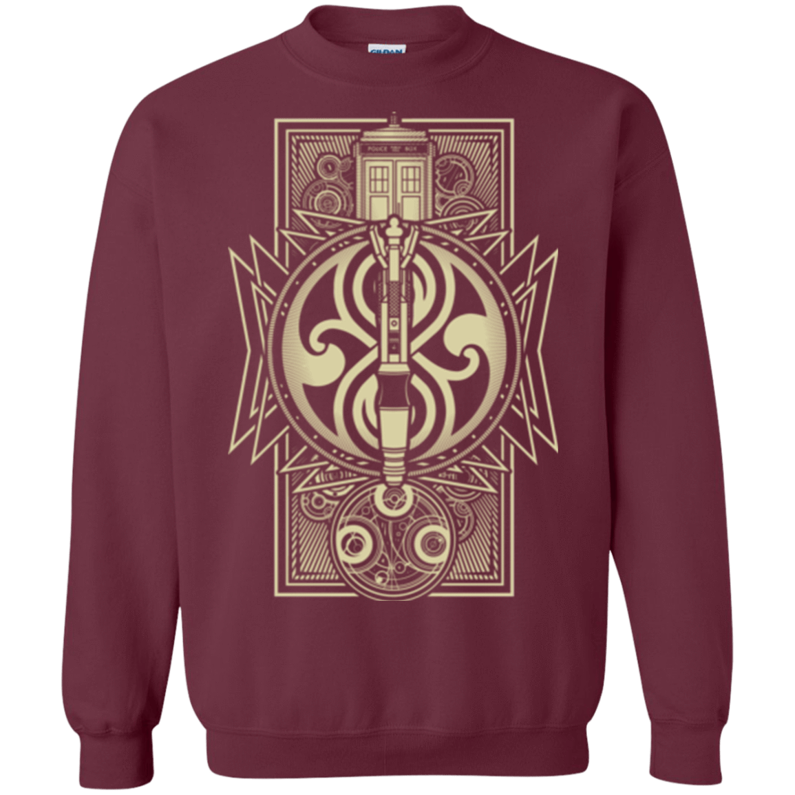 Sweatshirts Maroon / Small Time Lord Association Crewneck Sweatshirt