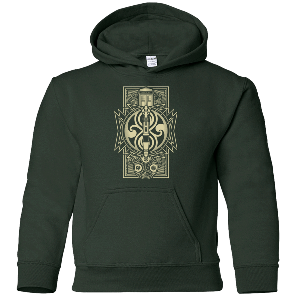 Sweatshirts Forest Green / YS Time Lord Association Youth Hoodie