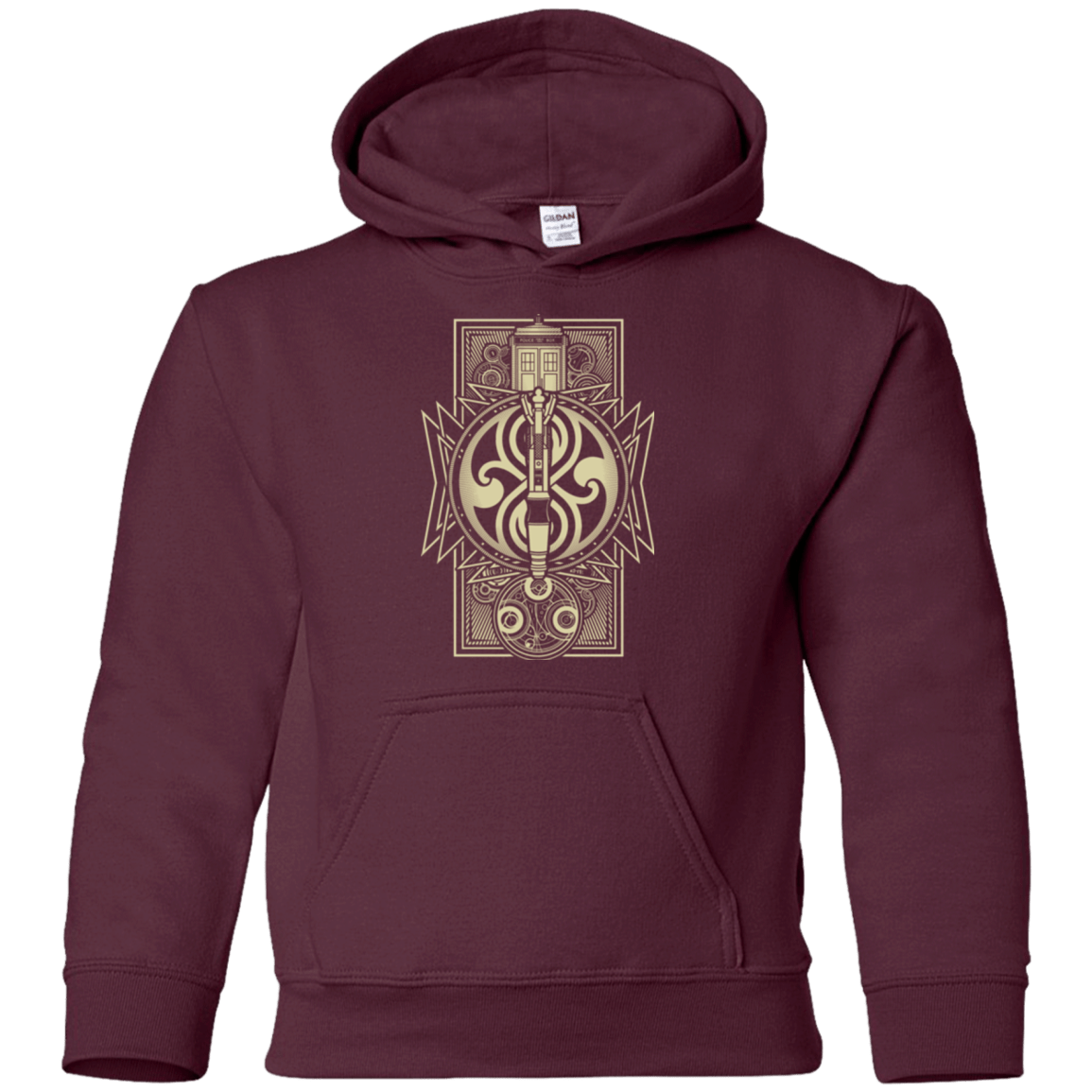 Sweatshirts Maroon / YS Time Lord Association Youth Hoodie