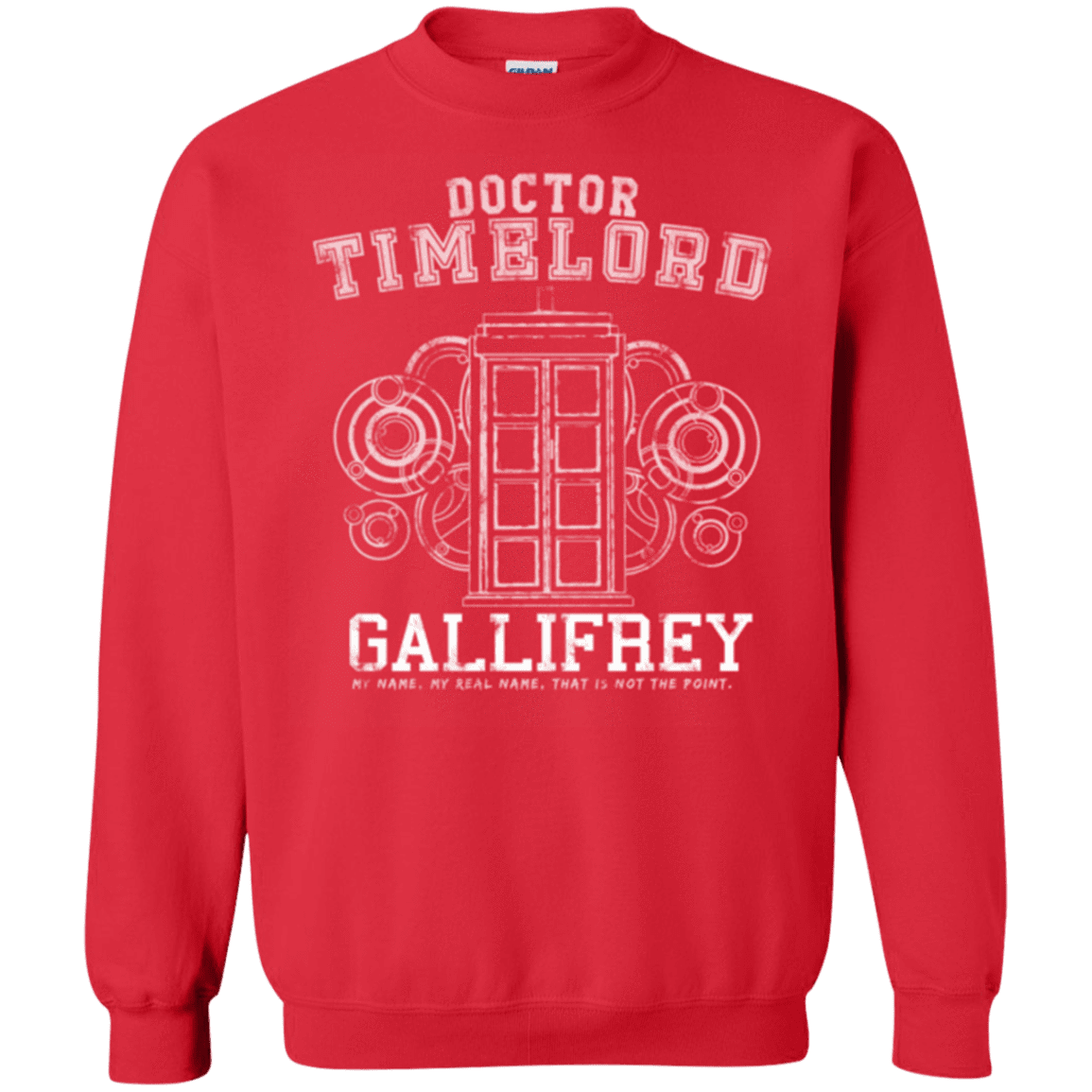 Sweatshirts Red / Small Time Lord Crewneck Sweatshirt