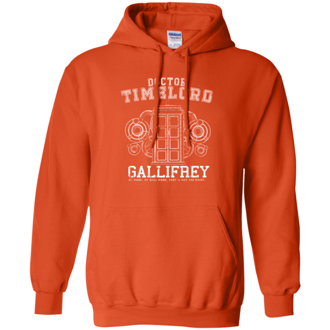 Sweatshirts Orange / Small Time Lord Pullover Hoodie