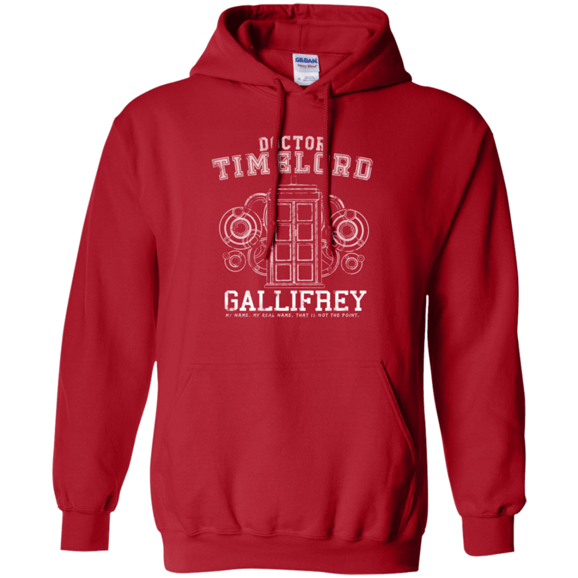 Sweatshirts Red / Small Time Lord Pullover Hoodie