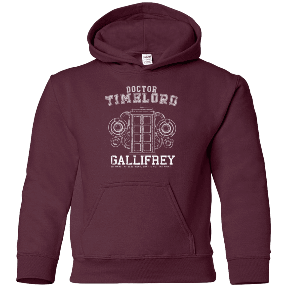 Sweatshirts Maroon / YS Time Lord Youth Hoodie