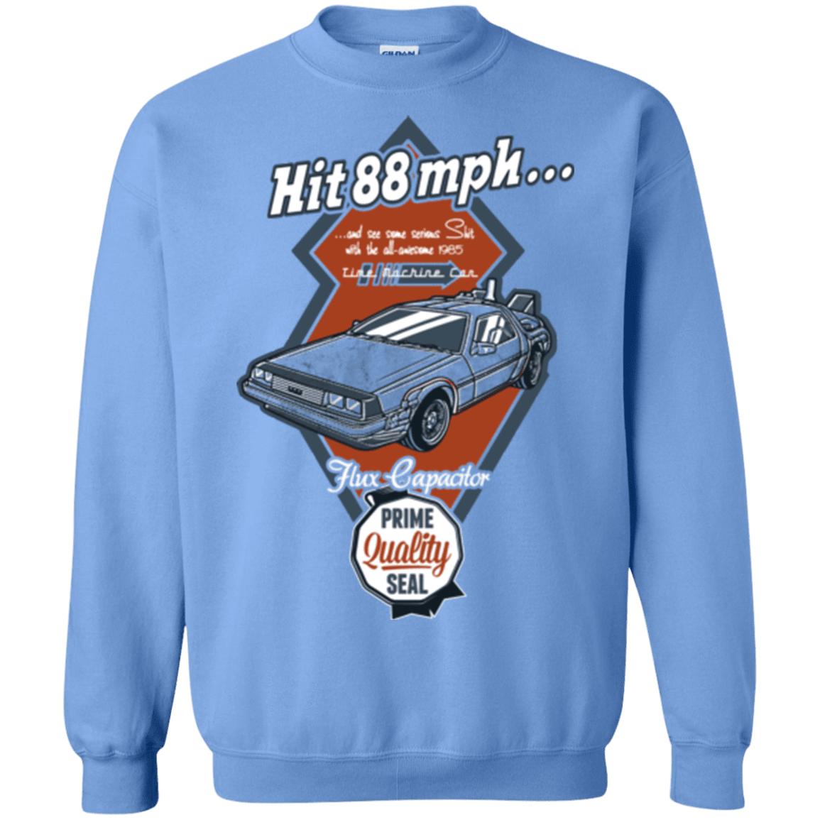 Sweatshirts Carolina Blue / Small Time Machine Car Crewneck Sweatshirt