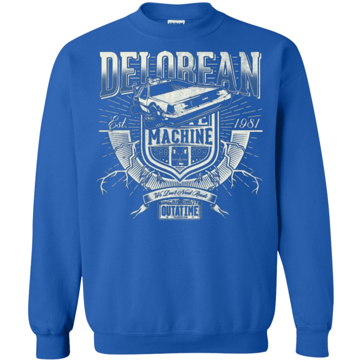 Sweatshirts Royal / Small Time Machine Crewneck Sweatshirt