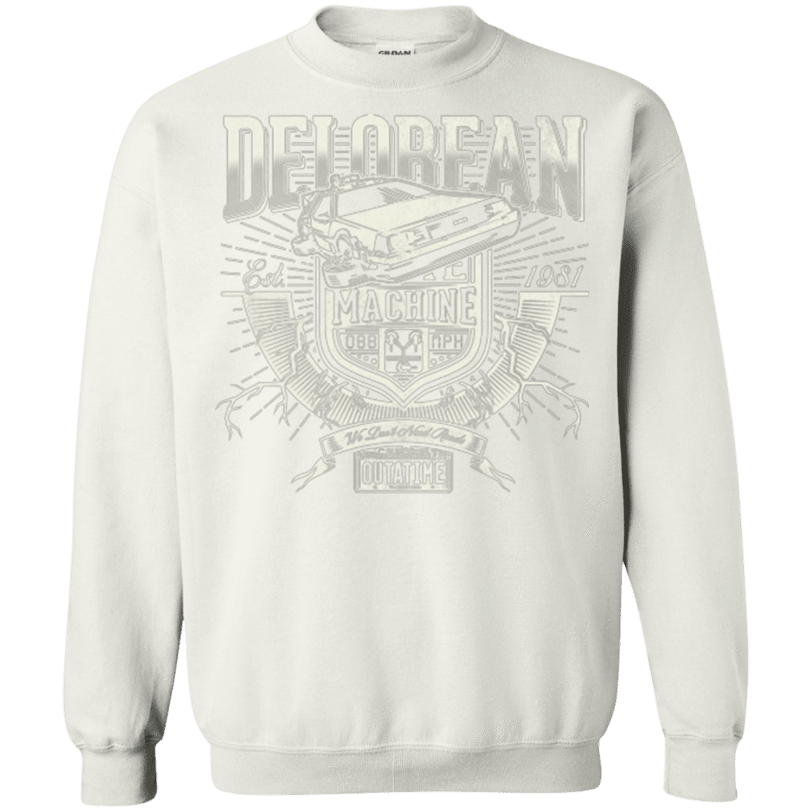 Sweatshirts White / Small Time Machine Crewneck Sweatshirt