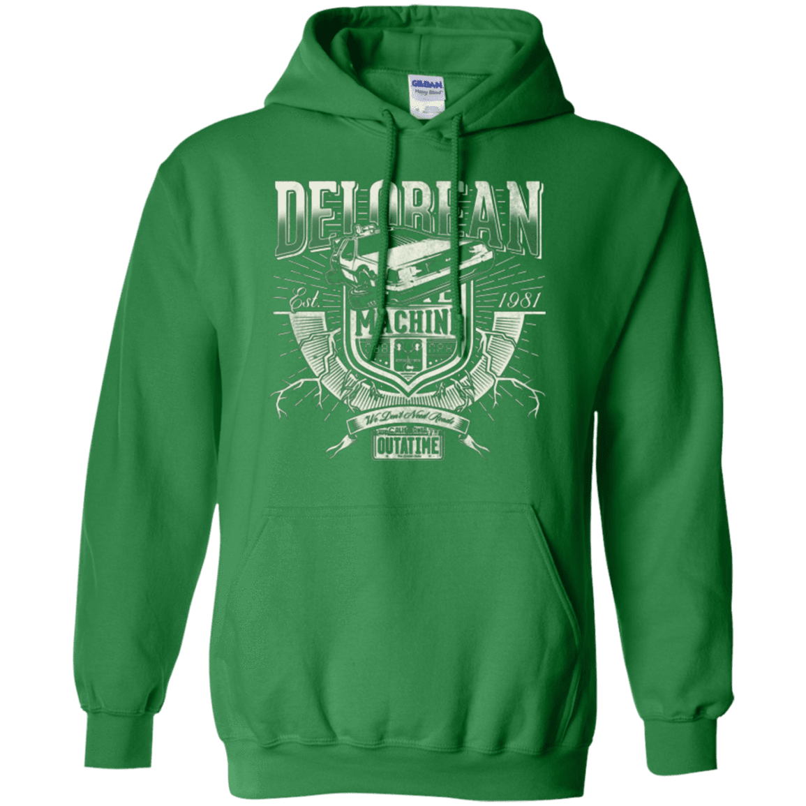 Sweatshirts Irish Green / Small Time Machine Pullover Hoodie