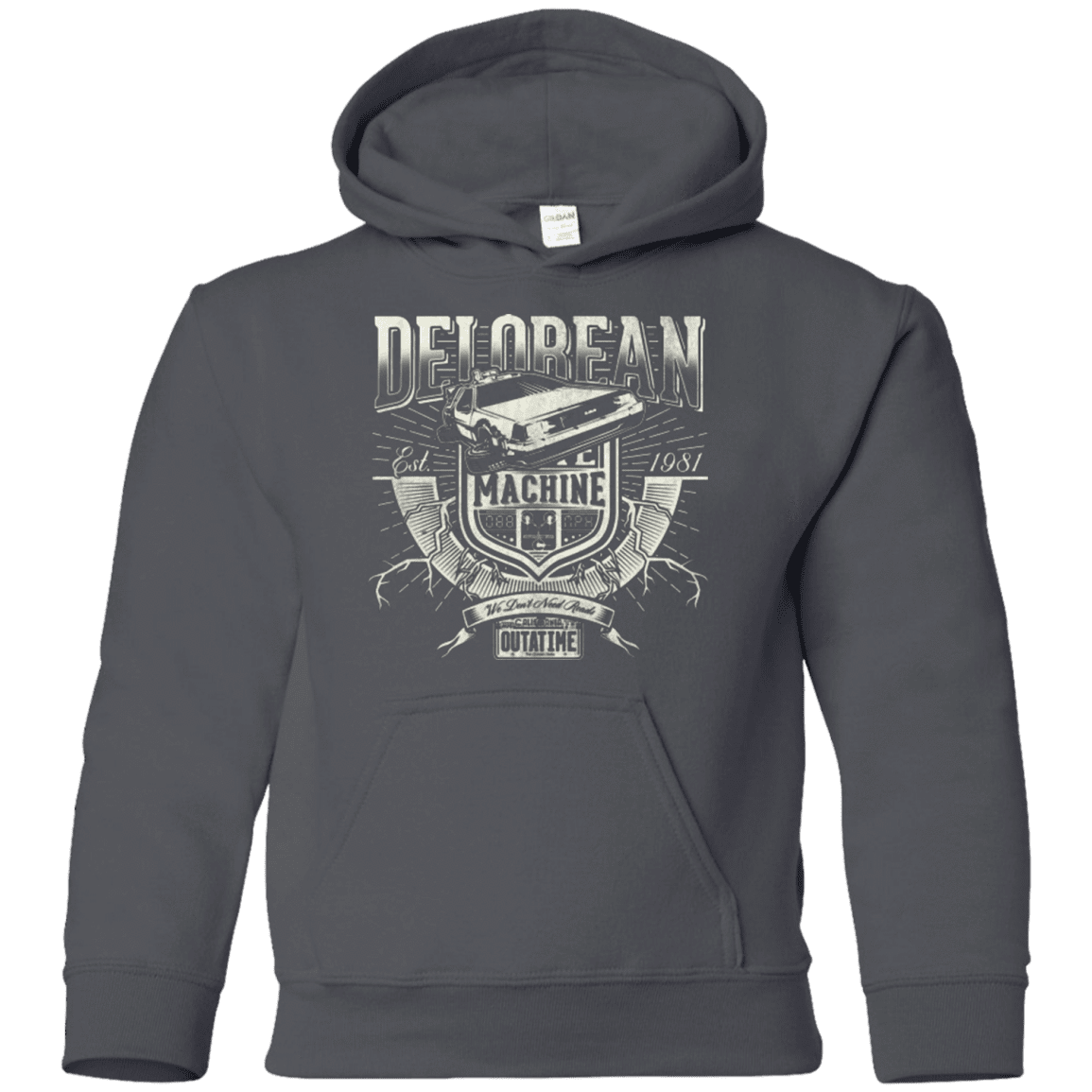 Sweatshirts Charcoal / YS Time Machine Youth Hoodie