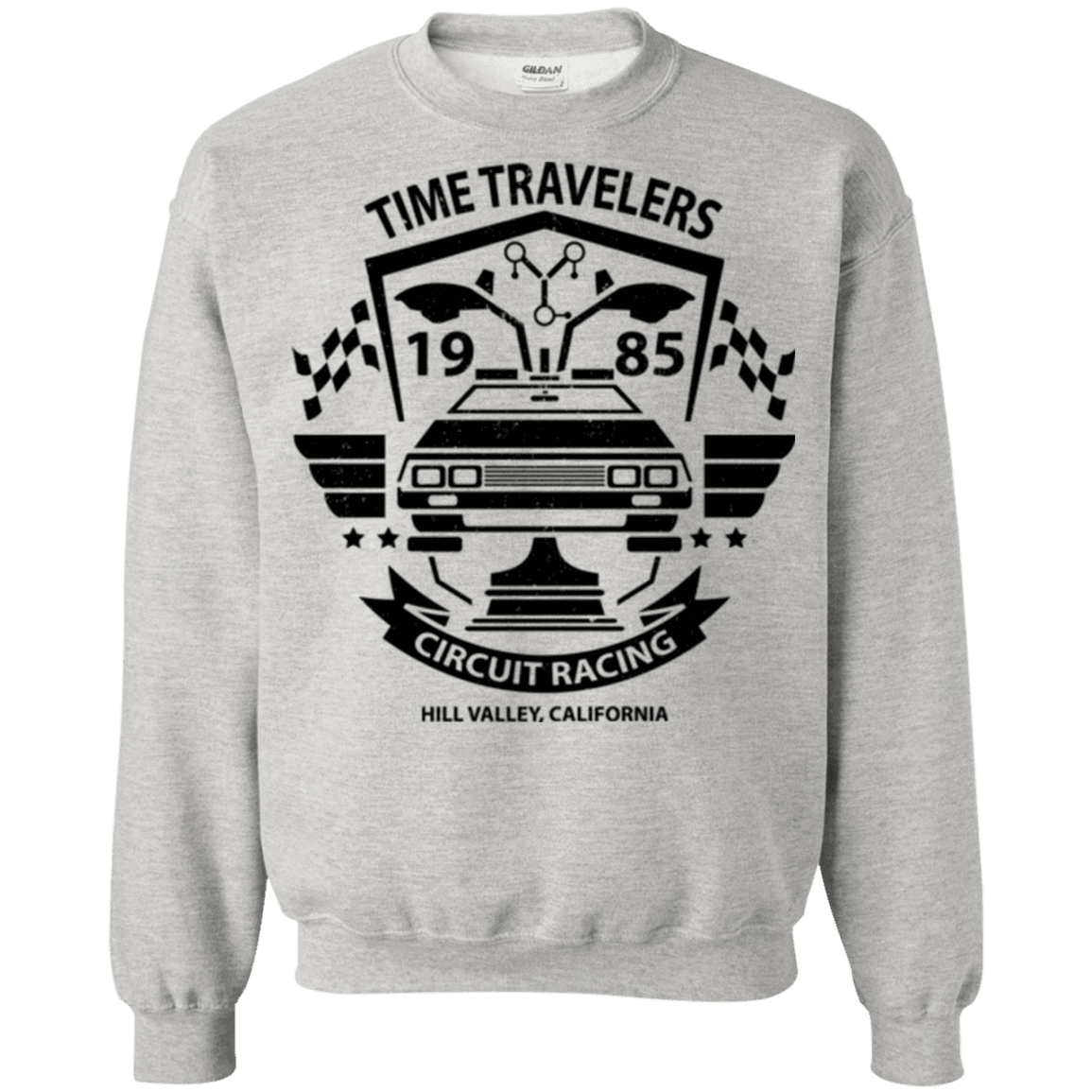 Sweatshirts Ash / Small Time Traveler Circuit Crewneck Sweatshirt