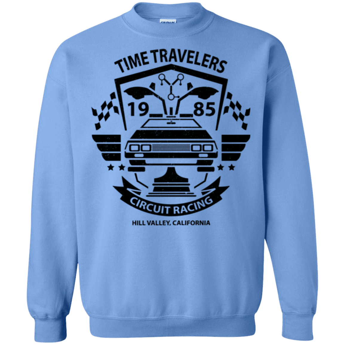 Sweatshirts Carolina Blue / Small Time Traveler Circuit Crewneck Sweatshirt