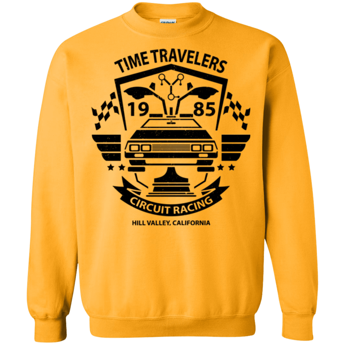 Sweatshirts Gold / Small Time Traveler Circuit Crewneck Sweatshirt