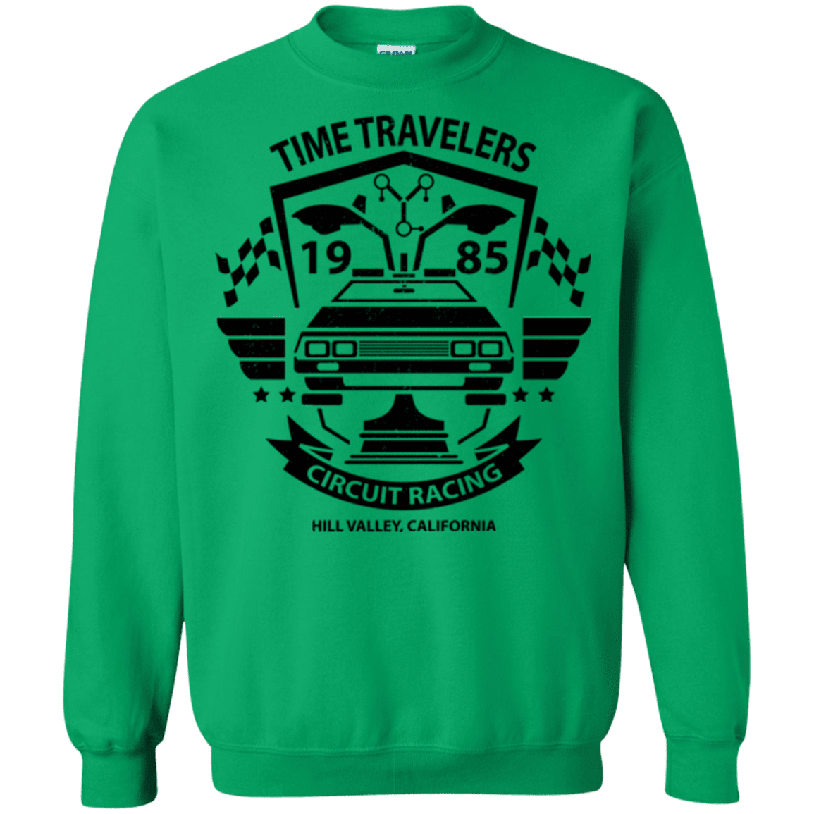 Sweatshirts Irish Green / Small Time Traveler Circuit Crewneck Sweatshirt