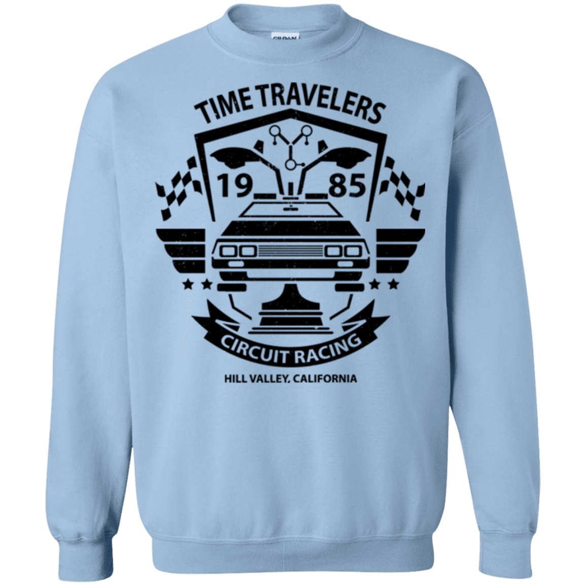 Sweatshirts Light Blue / Small Time Traveler Circuit Crewneck Sweatshirt