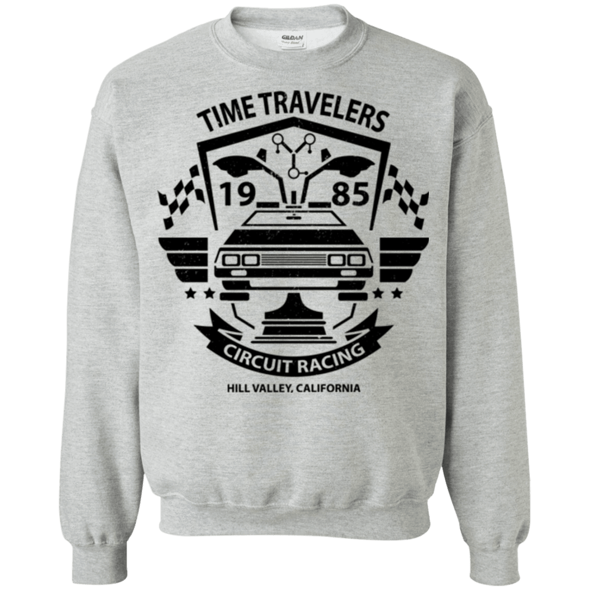 Sweatshirts Sport Grey / Small Time Traveler Circuit Crewneck Sweatshirt