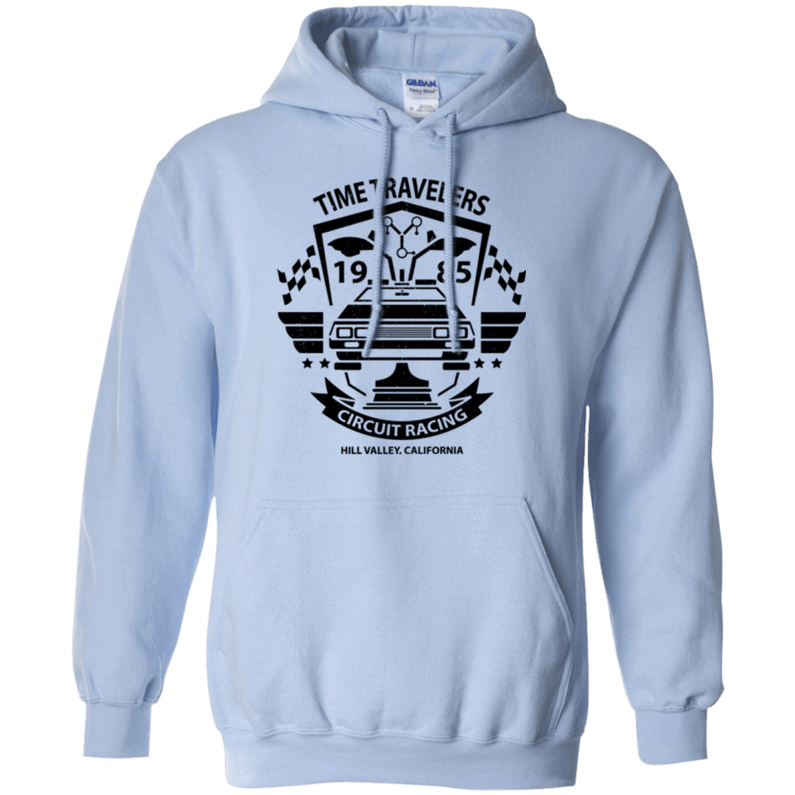 Sweatshirts Light Blue / Small Time Traveler Circuit Pullover Hoodie