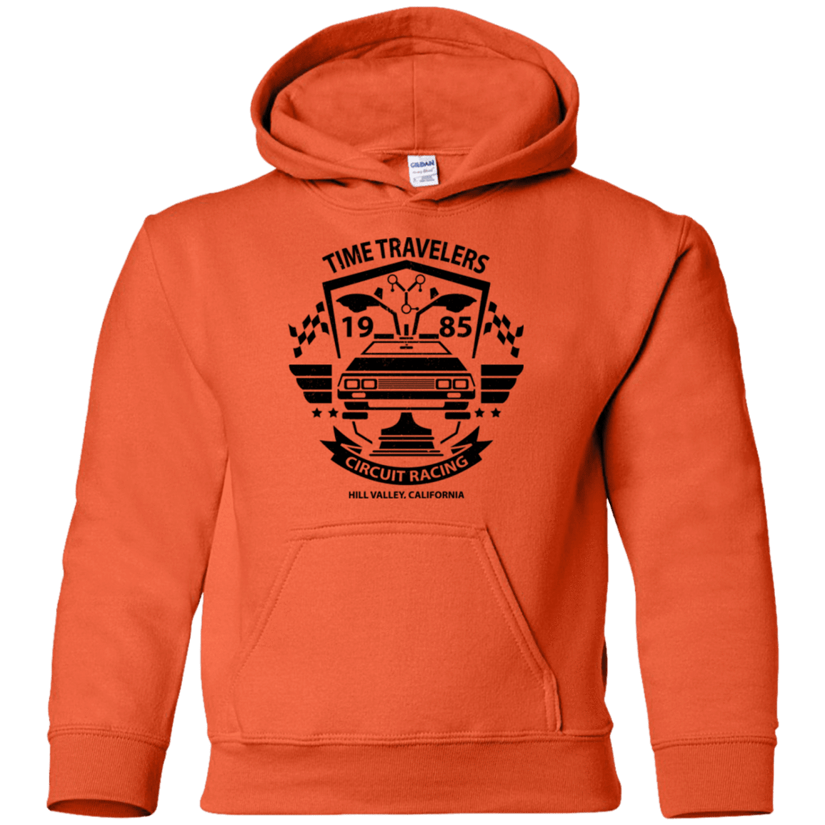 Sweatshirts Orange / YS Time Traveler Circuit Youth Hoodie