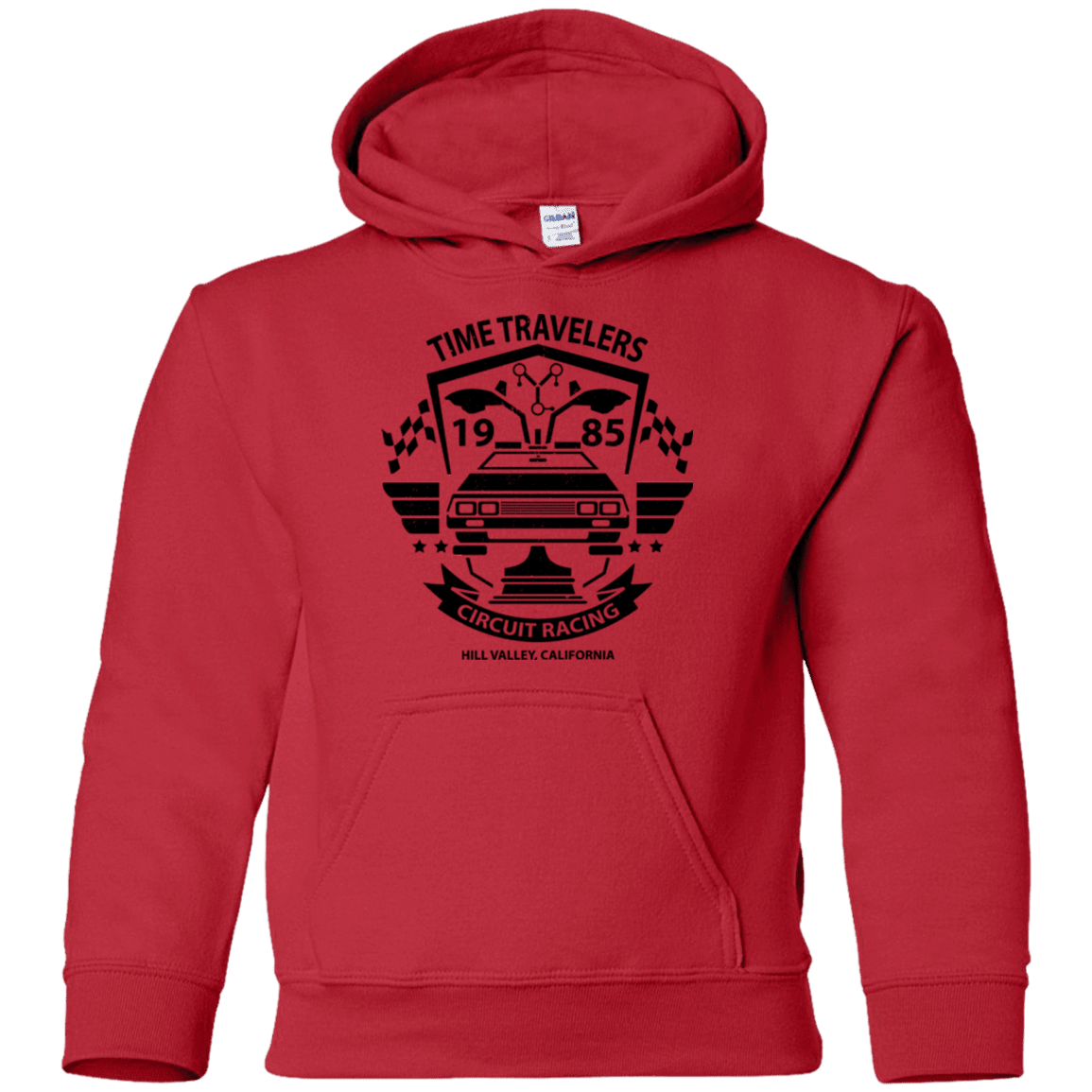 Sweatshirts Red / YS Time Traveler Circuit Youth Hoodie