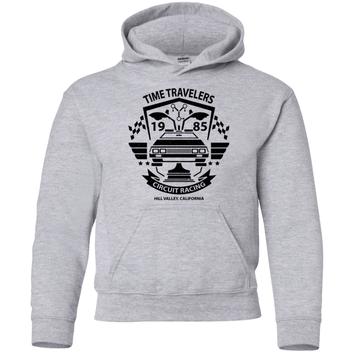 Sweatshirts Sport Grey / YS Time Traveler Circuit Youth Hoodie