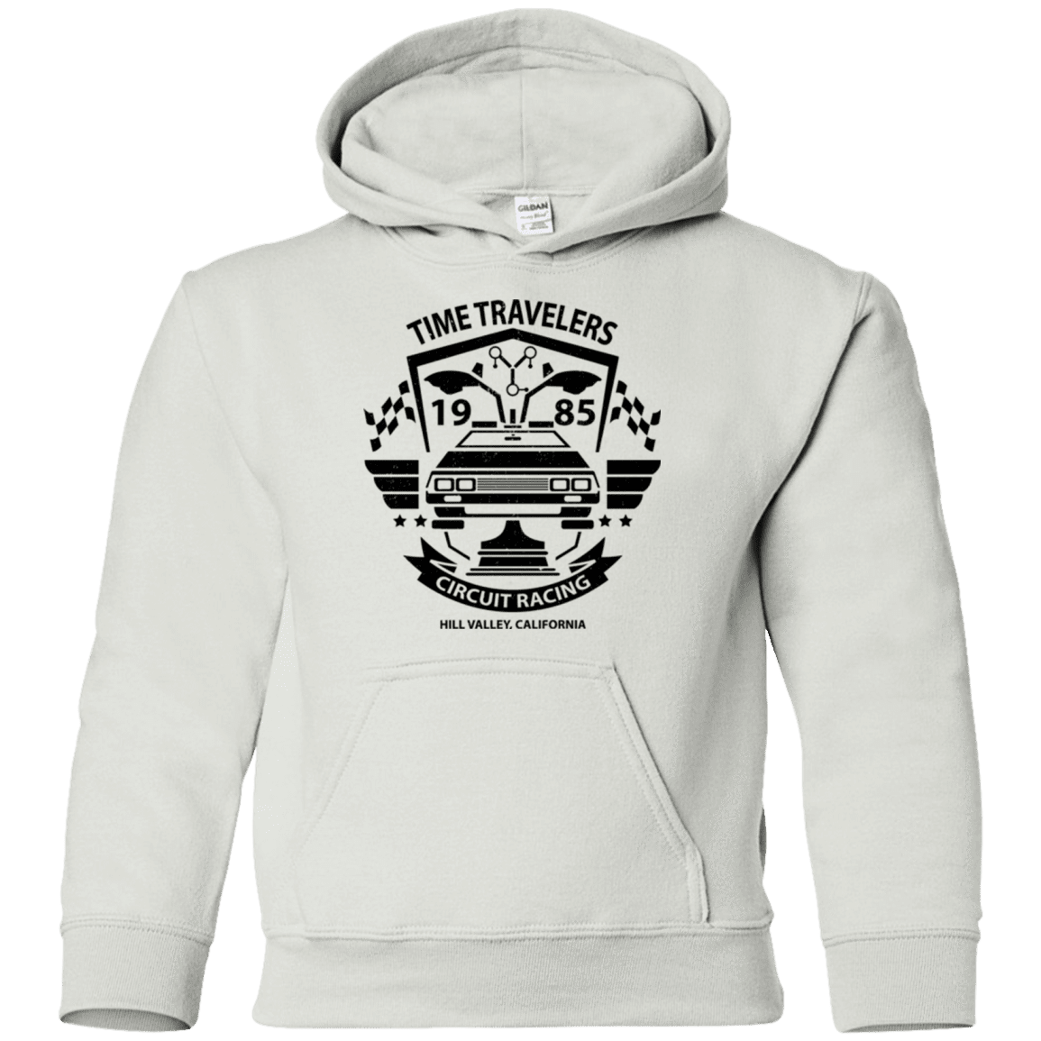 Sweatshirts White / YS Time Traveler Circuit Youth Hoodie