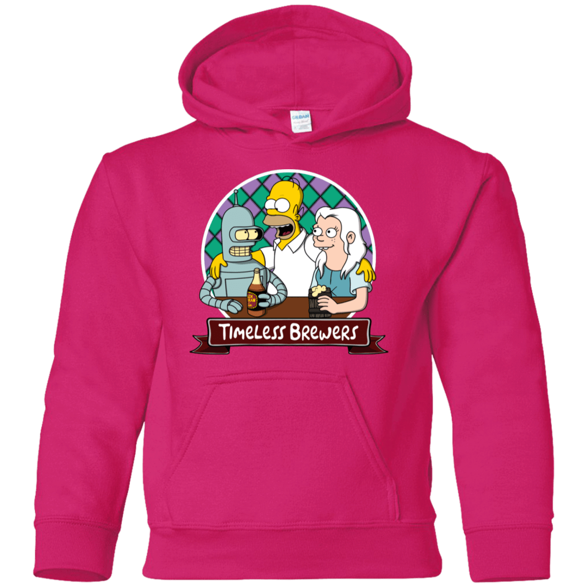 Sweatshirts Heliconia / YS Timeless Brewers Youth Hoodie