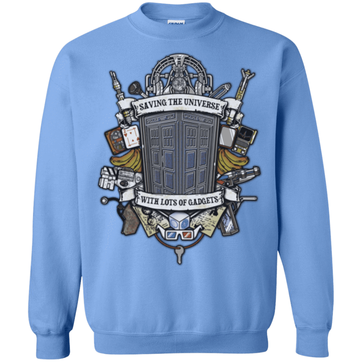 Sweatshirts Carolina Blue / Small Timelord Crest Crewneck Sweatshirt