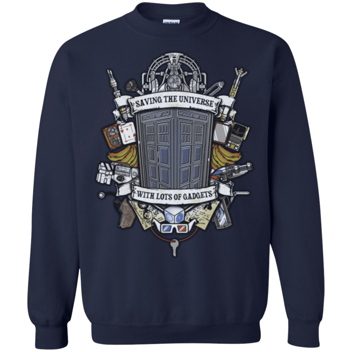 Sweatshirts Navy / Small Timelord Crest Crewneck Sweatshirt