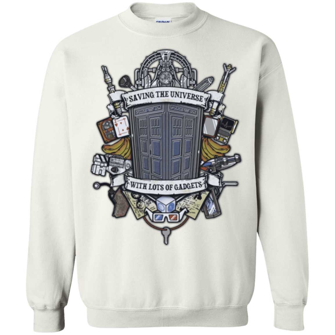 Sweatshirts White / Small Timelord Crest Crewneck Sweatshirt