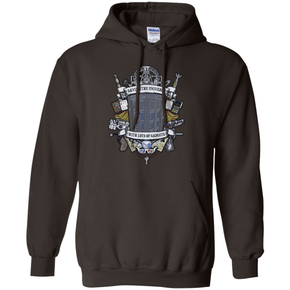 Sweatshirts Dark Chocolate / Small Timelord Crest Pullover Hoodie