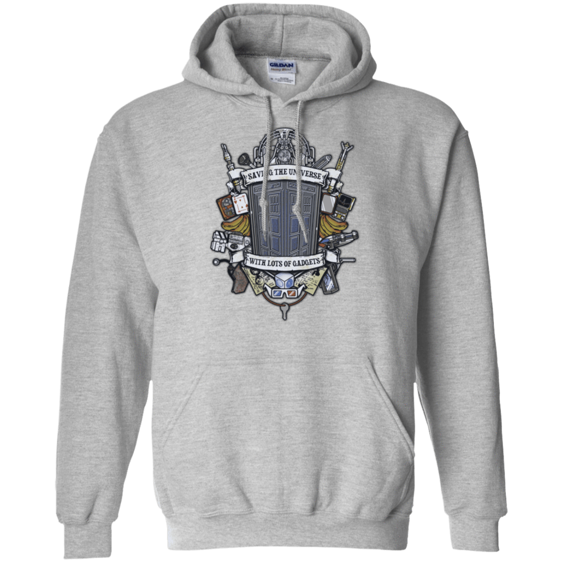 Sweatshirts Sport Grey / Small Timelord Crest Pullover Hoodie