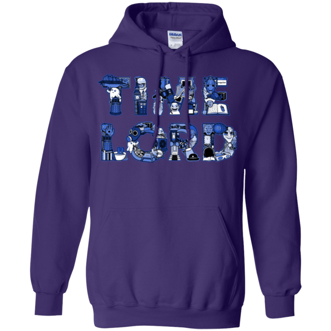 Sweatshirts Purple / Small Timelord Pullover Hoodie