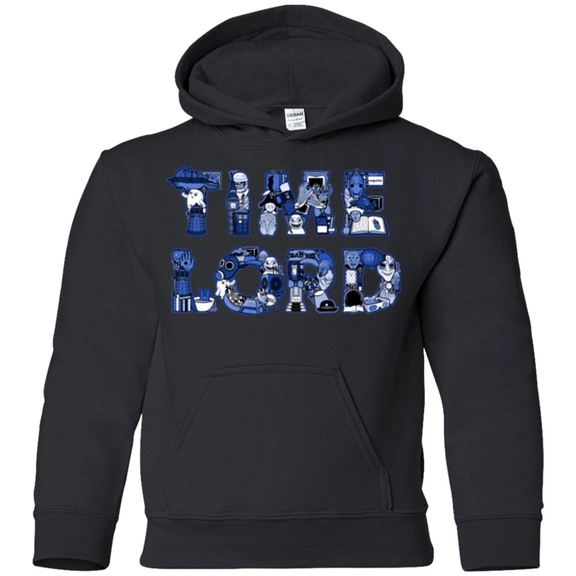 Sweatshirts Black / YS Timelord Youth Hoodie