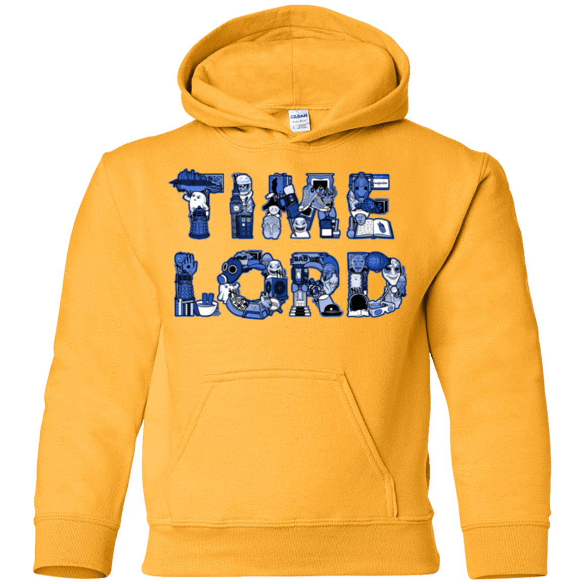 Sweatshirts Gold / YS Timelord Youth Hoodie