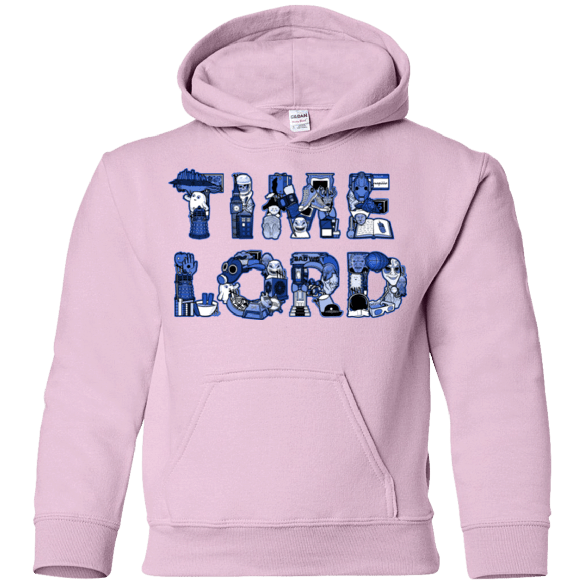 Sweatshirts Light Pink / YS Timelord Youth Hoodie