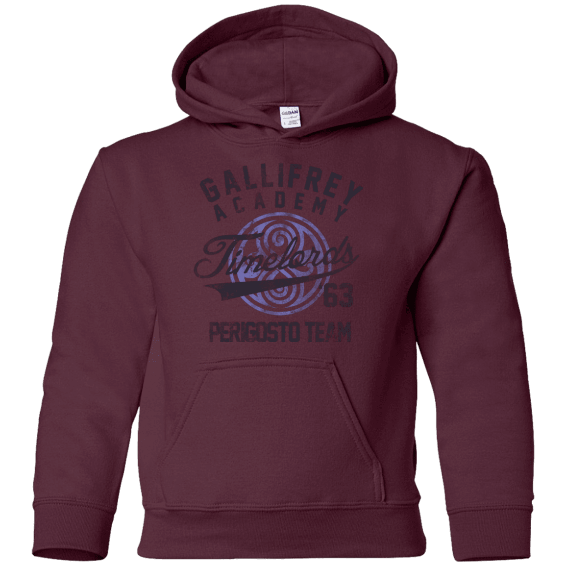 Sweatshirts Maroon / YS Timelords Academy Youth Hoodie
