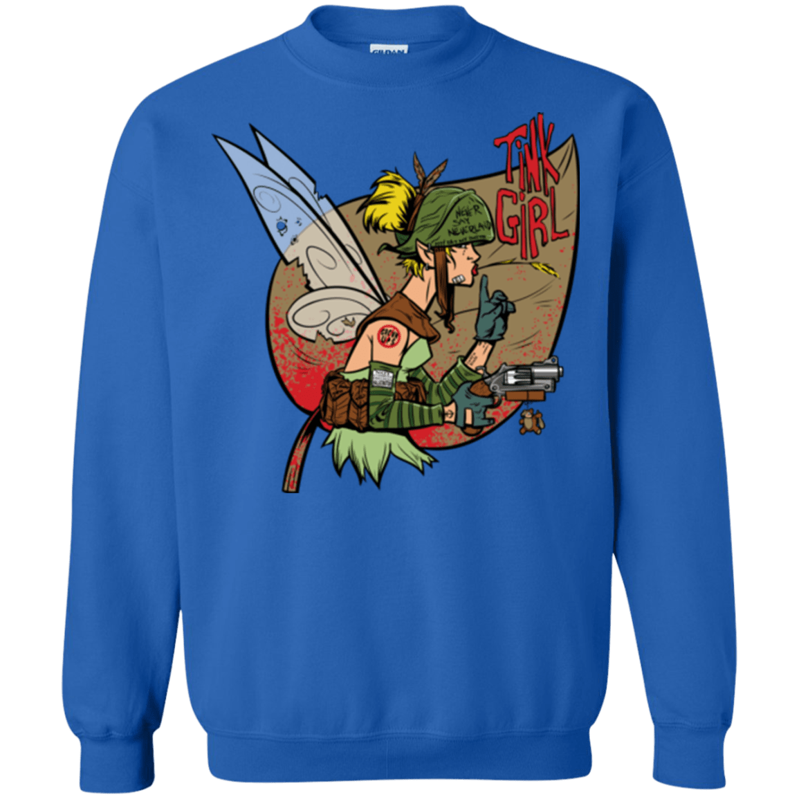 Sweatshirts Royal / Small Tink Girl Crewneck Sweatshirt