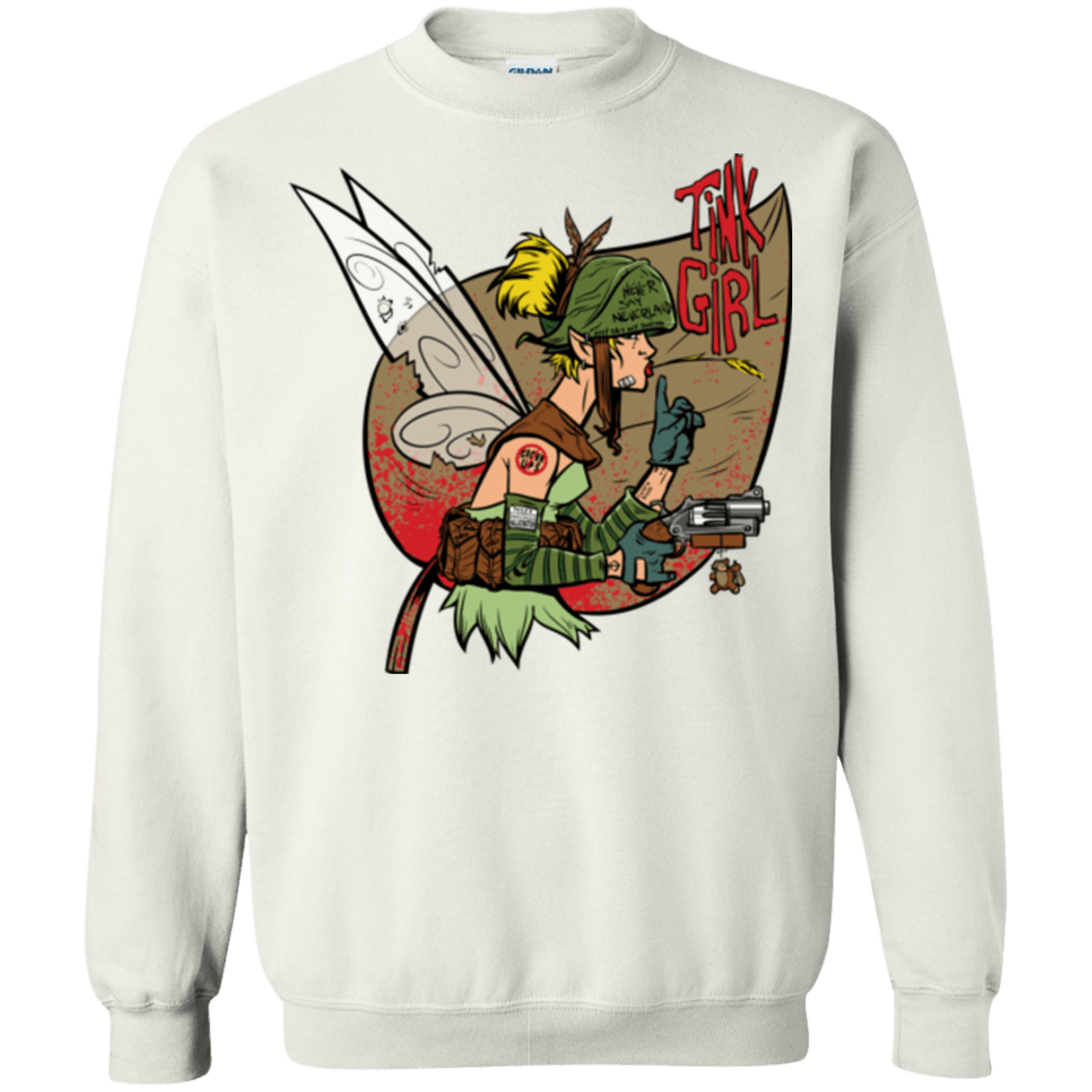 Sweatshirts White / Small Tink Girl Crewneck Sweatshirt