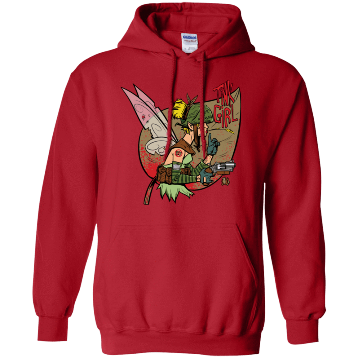Sweatshirts Red / Small Tink Girl Pullover Hoodie