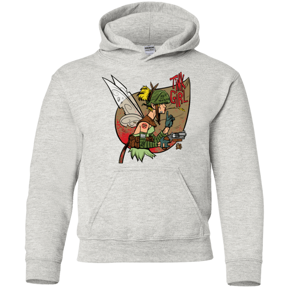 Sweatshirts Ash / YS Tink Girl Youth Hoodie