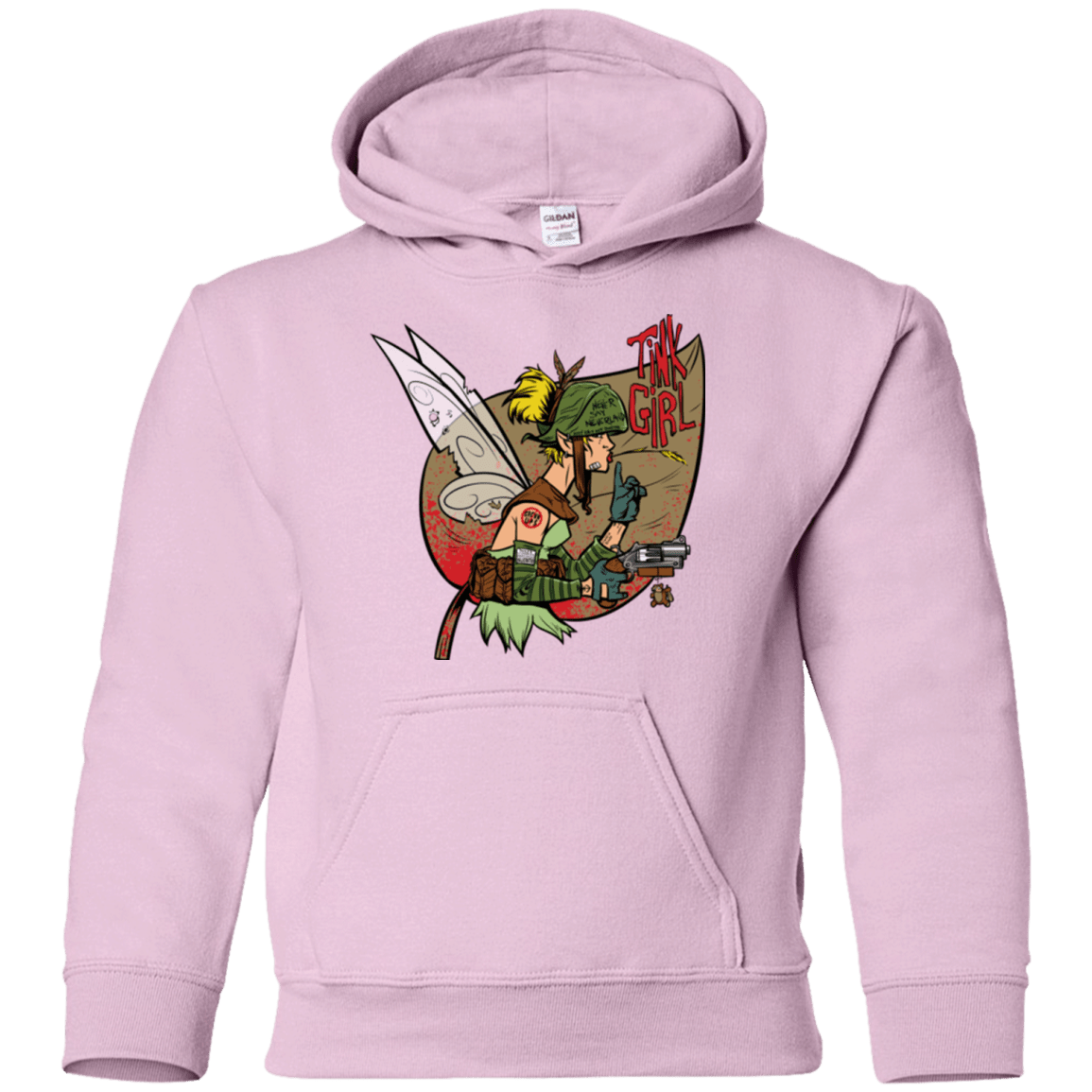 Sweatshirts Light Pink / YS Tink Girl Youth Hoodie