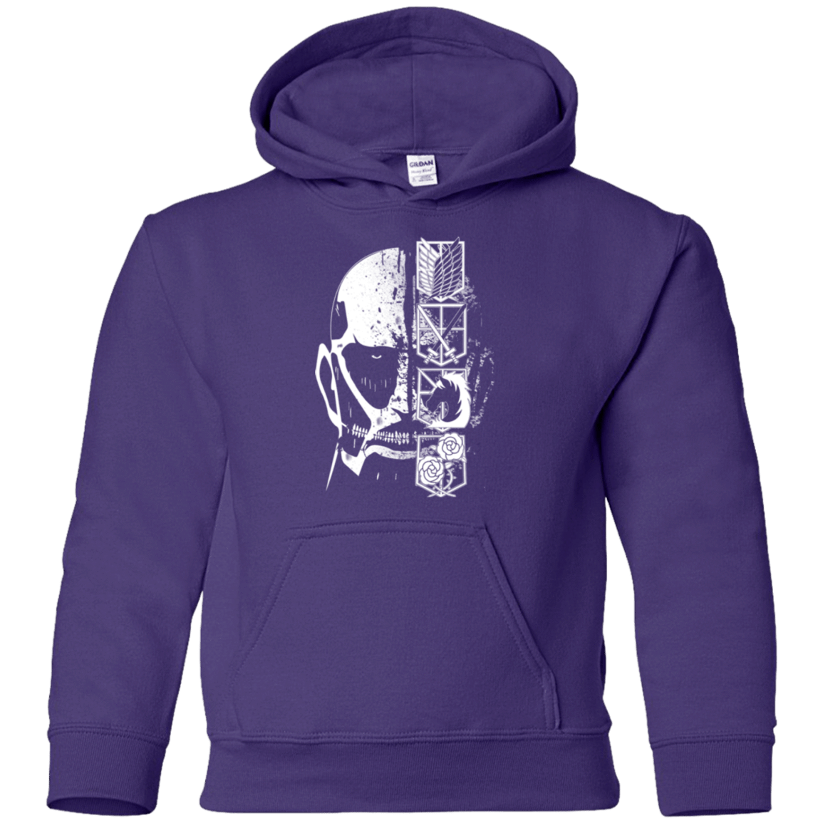 Sweatshirts Purple / YS Titan Black Youth Hoodie
