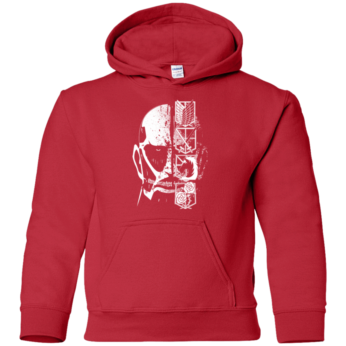 Sweatshirts Red / YS Titan Black Youth Hoodie