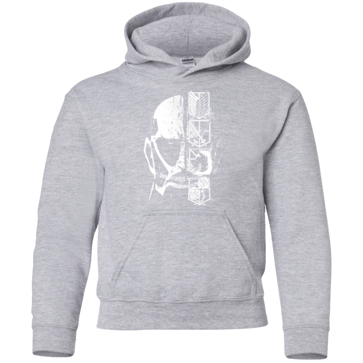 Sweatshirts Sport Grey / YS Titan Black Youth Hoodie