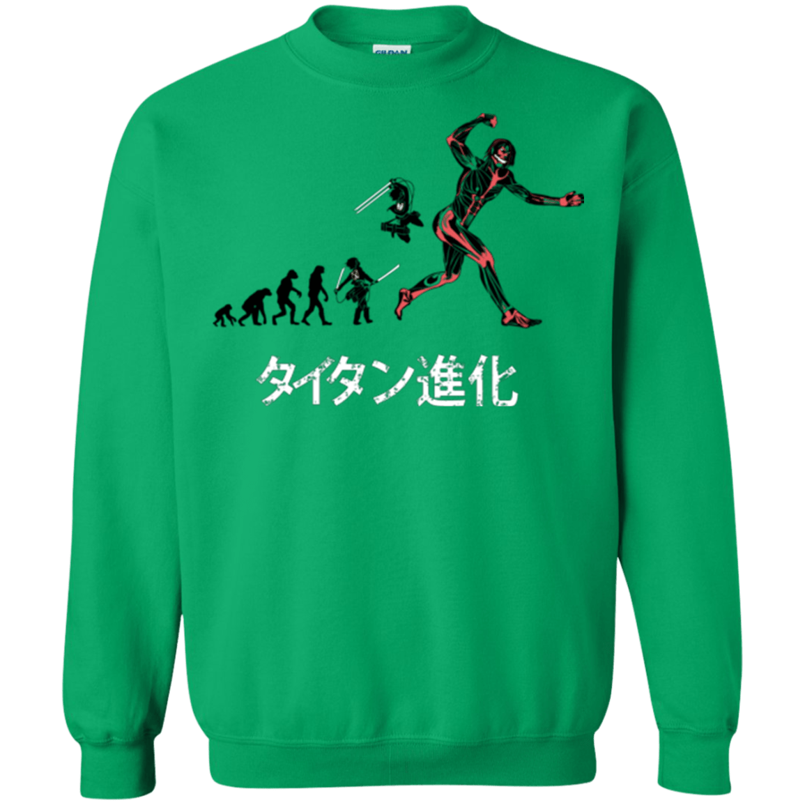 Sweatshirts Irish Green / Small Titan Evolution Crewneck Sweatshirt