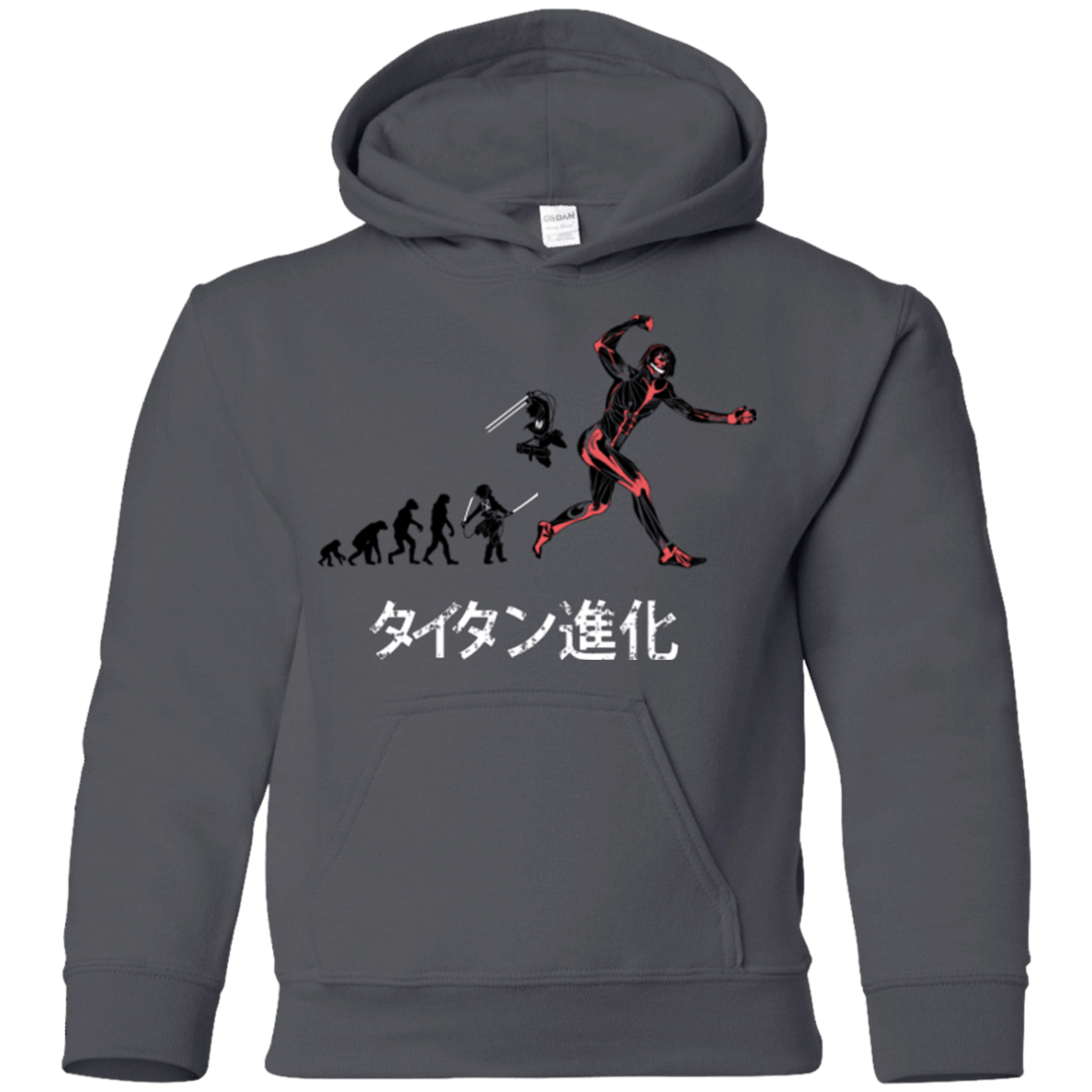 Sweatshirts Charcoal / YS Titan Evolution Youth Hoodie