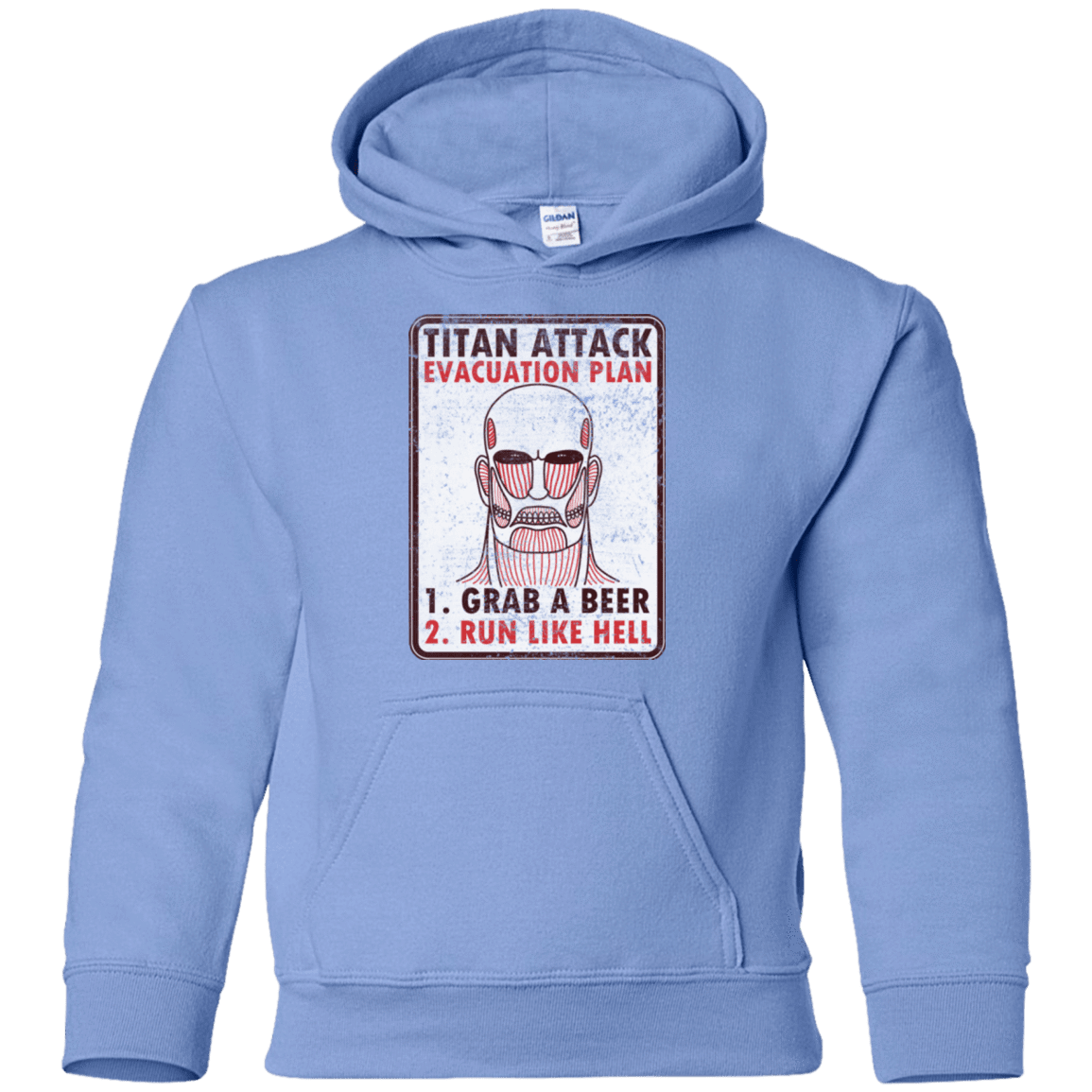 Sweatshirts Carolina Blue / YS Titan plan Youth Hoodie