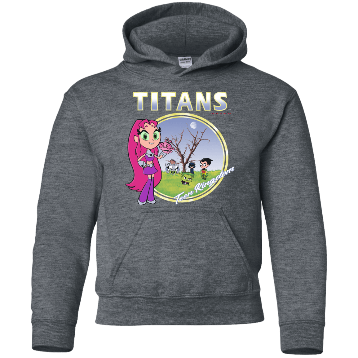 Sweatshirts Dark Heather / YS Titans Youth Hoodie