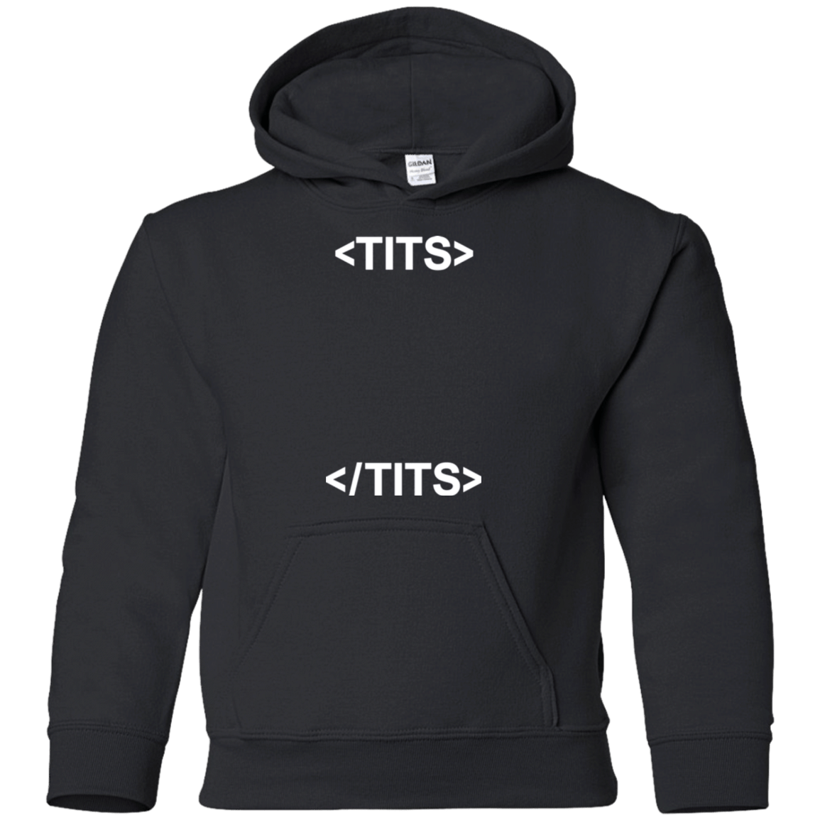 Sweatshirts Black / YS Tits Youth Hoodie