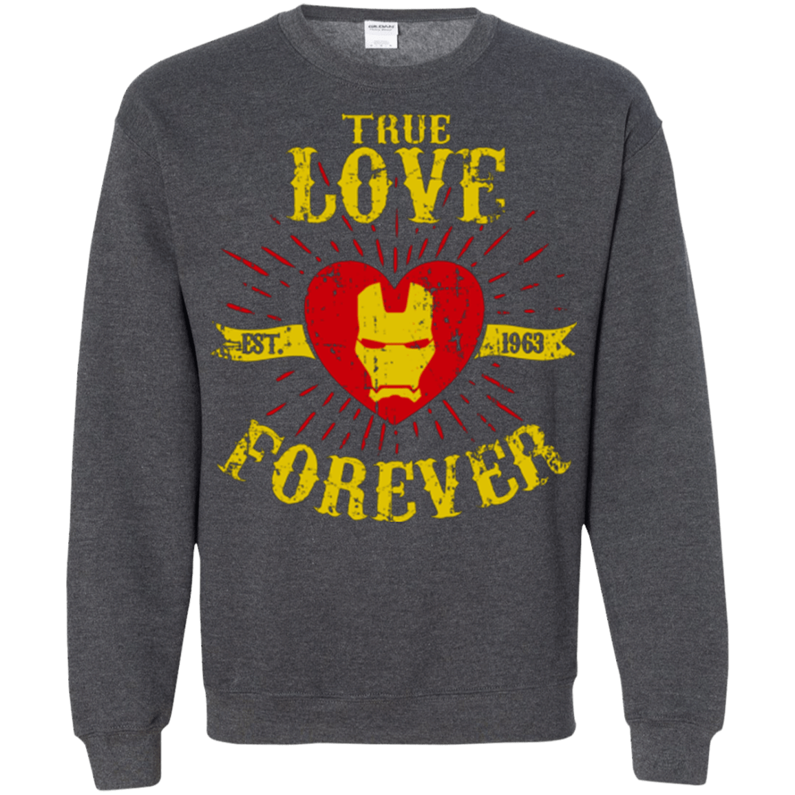 Sweatshirts Dark Heather / Small TLF IRON Crewneck Sweatshirt