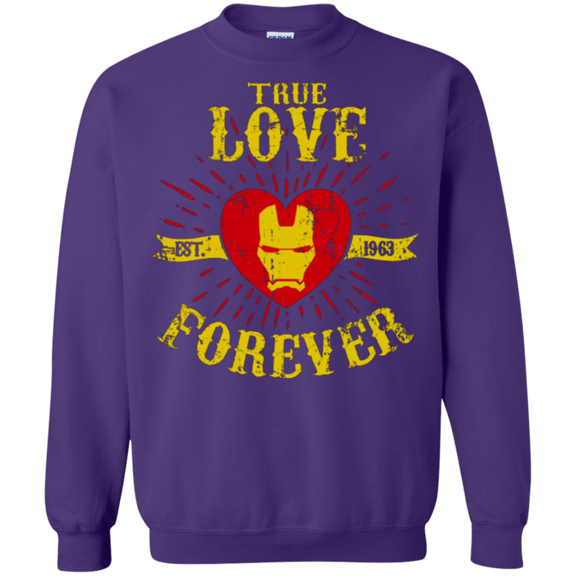 Sweatshirts Purple / Small TLF IRON Crewneck Sweatshirt
